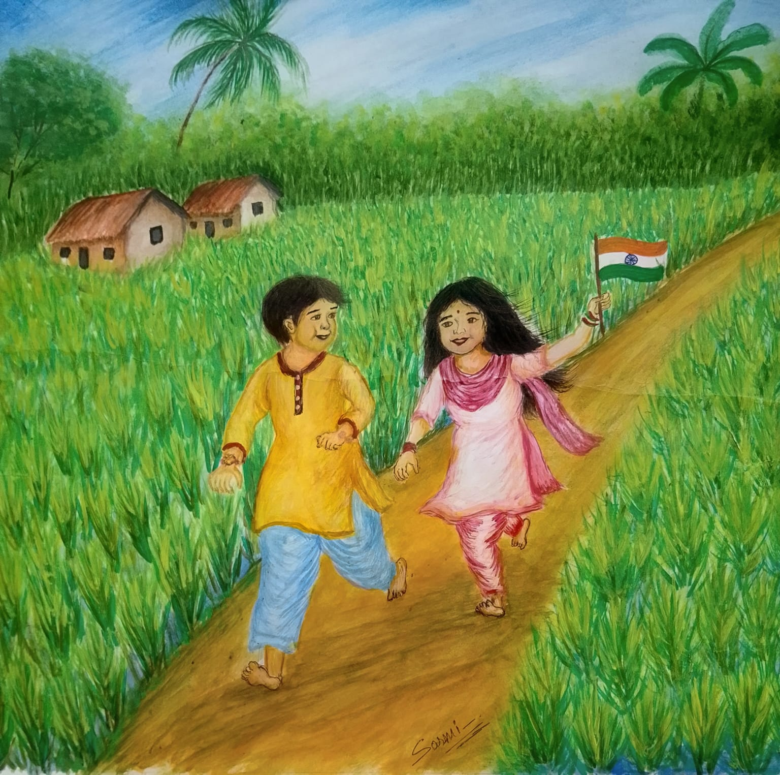 Painting by sarmistha saha