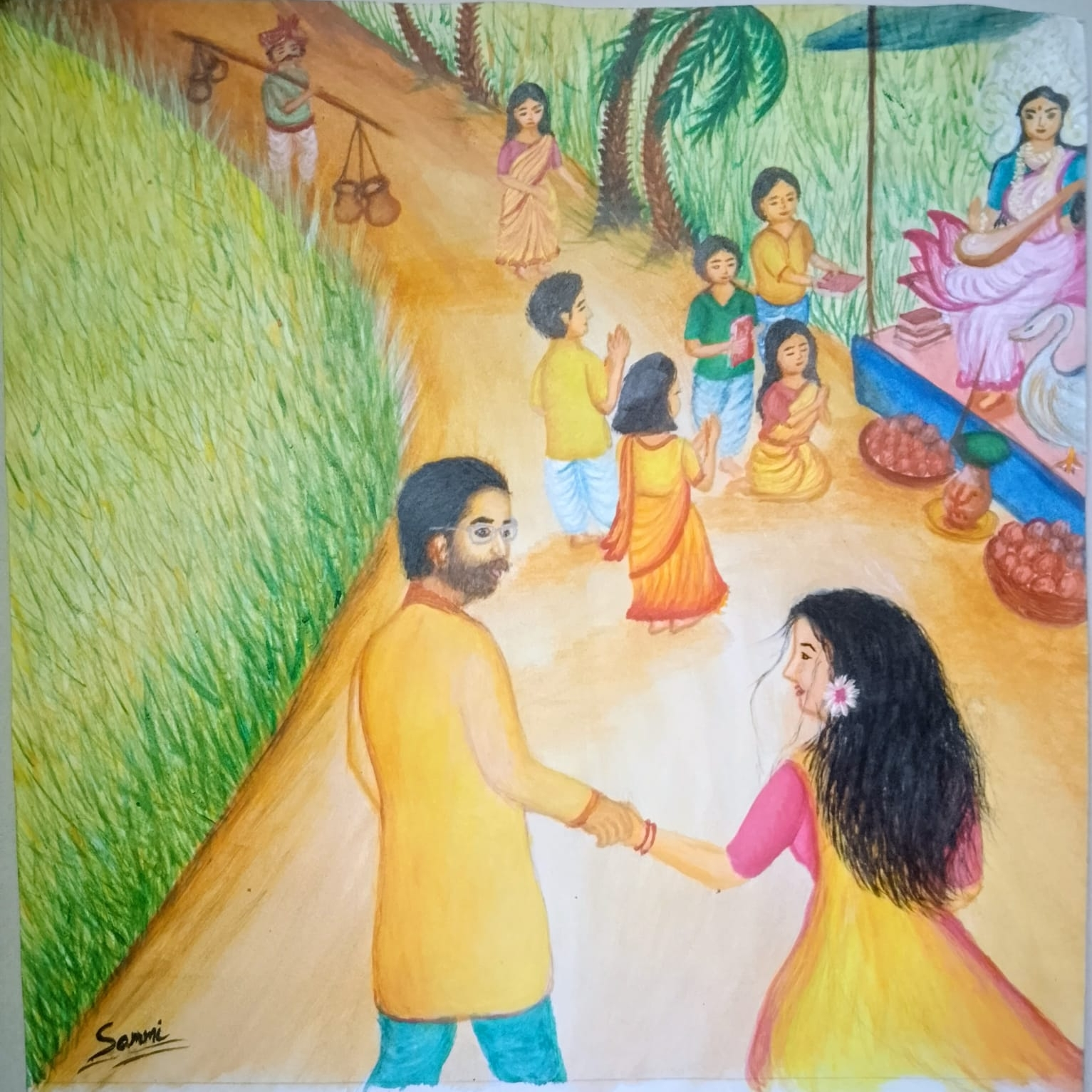 Painting by sarmistha saha